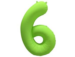 1207-6148 К ЦИФРА 6 40" Неон Green