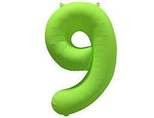 1207-6151 К ЦИФРА 9 40" Неон Green