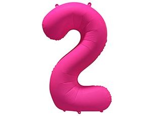 1207-6154 К ЦИФРА 2 40" Неон Pink