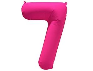 1207-6159 К ЦИФРА 7 40" Неон Pink