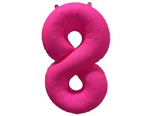 1207-6160 К ЦИФРА 8 40" Неон Pink