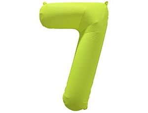 1207-6169 К ЦИФРА 7 40" Неон Yellow