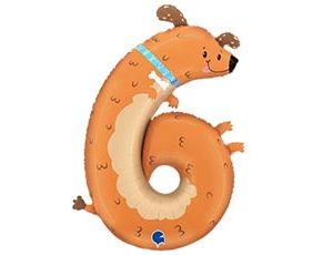 1207-6180 Г ЦИФРА 6  Собачка