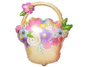 1207-6223 К ФИГУРА Корзина с цветами