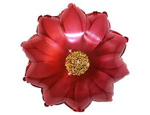 1207-6227 К ФИГУРА Георгин Цветок красный