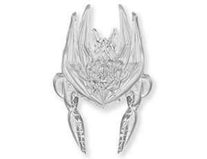 1207-6230 К ФИГУРА AIR Шлем рыцаря серебро