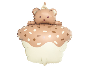 1207-6244 К ФИГУРА Кексик с мишкой бежевый