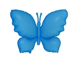 1207-6256 К ФИГУРА Бабочка неон голубая