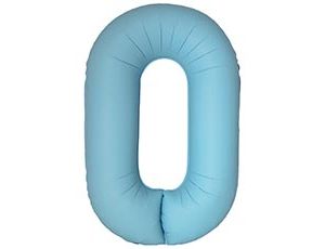 1207-6319 Ф ЦИФРА 0  40" SLIM Matte Baby Blue