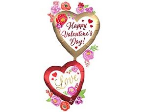 1207-6327 А ФИГУРА/P70 HVD Сердца Цветы сатин