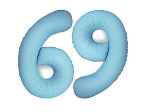 1207-6328 Ф ЦИФРА 6/9  40" SLIM Matte Baby Blue