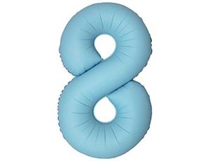 1207-6330 Ф ЦИФРА 8  40" SLIM Matte Baby Blue