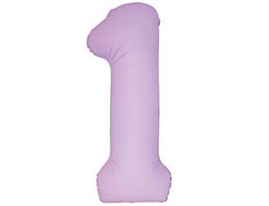 1207-6332 Ф ЦИФРА 1  40" SLIM Matte Pink