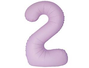 1207-6333 Ф ЦИФРА 2  40" SLIM Matte Pink