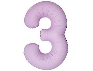 1207-6334 Ф ЦИФРА 3  40" SLIM Matte Pink