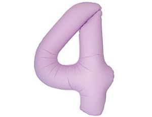 1207-6335 Ф ЦИФРА 4  40" SLIM Matte Pink