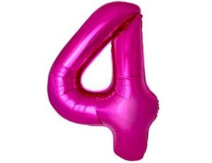 1207-6353 Ф ЦИФРА 4  40" SLIM Fuchsia
