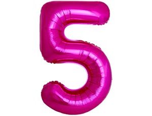 1207-6354 Ф ЦИФРА 5  40" SLIM Fuchsia