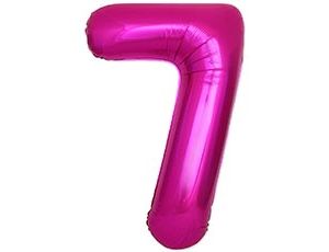 1207-6356 Ф ЦИФРА 7  40" SLIM Fuchsia