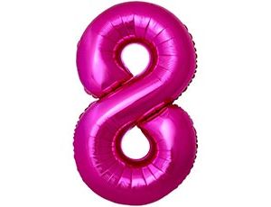 1207-6357 Ф ЦИФРА 8  40" SLIM Fuchsia