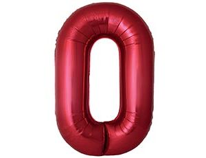 1207-6368 Ф ЦИФРА 0  40" SLIM Red