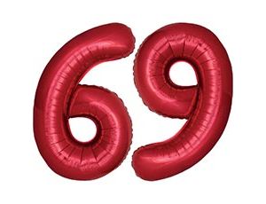 1207-6374 Ф ЦИФРА 6/9  40" SLIM Red