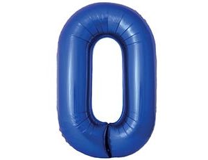 1207-6377 Ф ЦИФРА 0  40" SLIM Blue Reflex