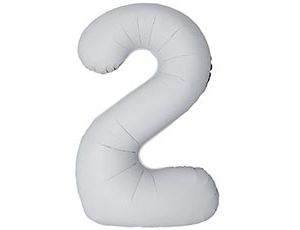 1207-6388 Ф ЦИФРА 2  40" SLIM Matte White