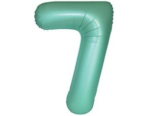 1207-6402 Ф ЦИФРА 7  40" SLIM Satin Turquoise
