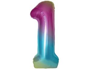 1207-6405 Ф ЦИФРА 1  40" SLIM Градиент