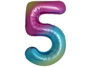 1207-6409 Ф ЦИФРА 5  40" SLIM Градиент