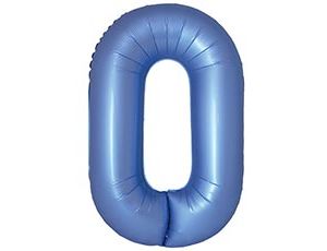 1207-6413 Ф ЦИФРА 0  40" SLIM Satin Blue Reflex