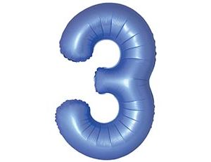 1207-6416 Ф ЦИФРА 3  40" SLIM Satin Blue Reflex