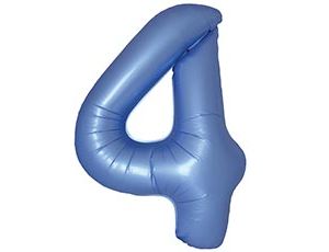 1207-6417 Ф ЦИФРА 4  40" SLIM Satin Blue Reflex