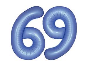 1207-6419 Ф ЦИФРА 6/9  40" SLIM Satin Blue Reflex