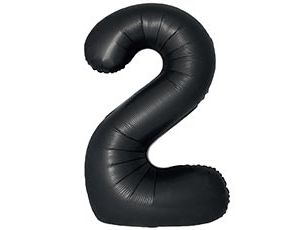 1207-6424 Ф ЦИФРА 2  40" SLIM Satin Black