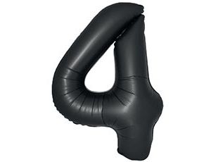 1207-6426 Ф ЦИФРА 4  40" SLIM Satin Black