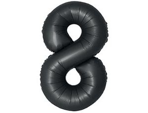 1207-6430 Ф ЦИФРА 8  40" SLIM Satin Black