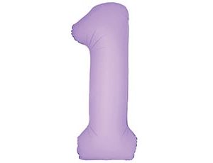 1207-6438 Ф ЦИФРА 1  40" SLIM Matte Lavanda