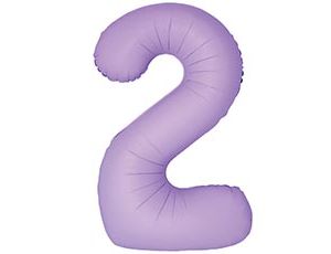 1207-6439 Ф ЦИФРА 2  40" SLIM Matte Lavanda