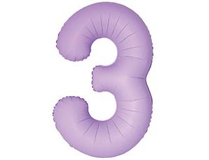 1207-6440 Ф ЦИФРА 3  40" SLIM Matte Lavanda