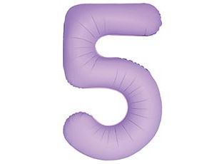 1207-6442 Ф ЦИФРА 5  40" SLIM Matte Lavanda