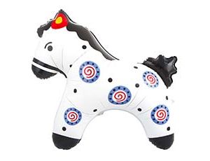 1207-6478 К ФИГУРА Лошадка дымковские узоры