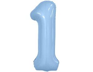 1207-6482 Р ЦИФРА 1  40" Небесный