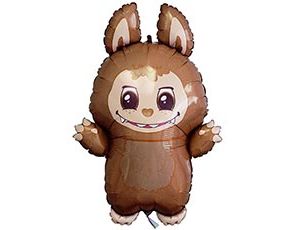 1207-6498 Г ФИГУРА Эльф плюшевая кукла коричневая