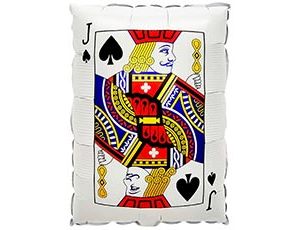 1207-6514 К ФИГУРА Карта Валет пик