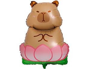 1207-6523 К ФИГУРА Капибара в лотосе