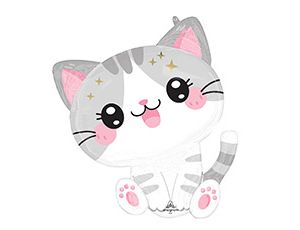 1207-6539 А ФИГУРА/P35 Кавайи Котенок полосатый