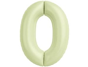 1207-6567 Р ЦИФРА 0  40" Пыльный лайм