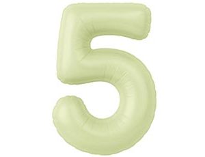 1207-6572 Р ЦИФРА 5  40" Пыльный лайм